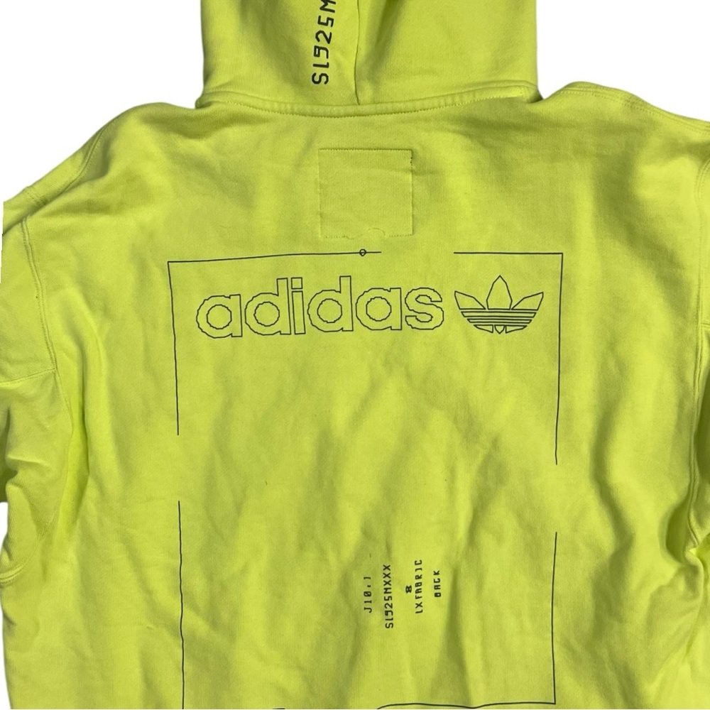 ⚡️ ADIDAS ORIGINALS NEON GRAPHIC HOODIE ⚡️ Size Medium - Picture 6 of 6